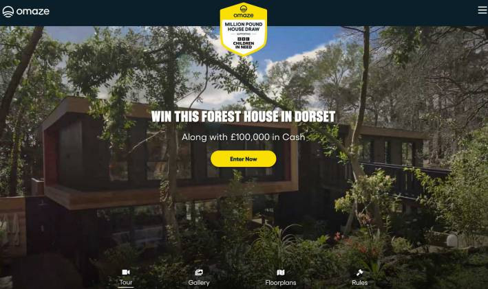 Win a Luxury Modern House Surrounded by Trees in Dorset