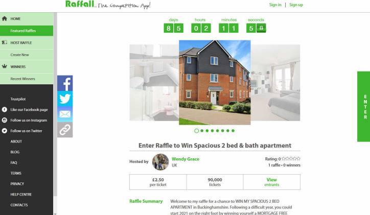 Win an Apartment with Two Bedrooms in Buckinghamshire