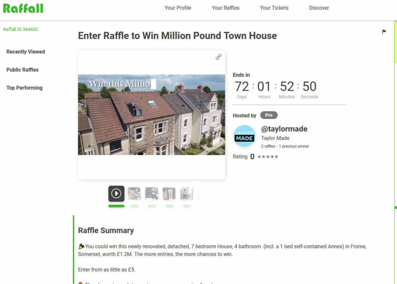 Win a Large Townhouse in Frome Somerset