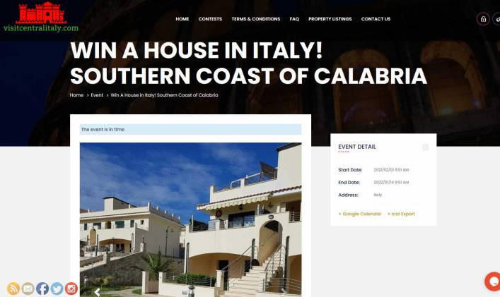 Win an Apartment by a Wonderful Beach in Calabria Italy