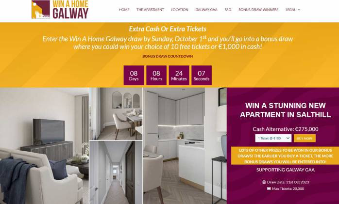 Win a New Apartment Overlooking the Sea in Ireland