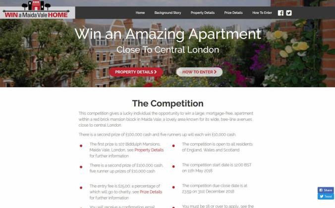 Win a Red-brick Mansion Apartment in Maida Vale