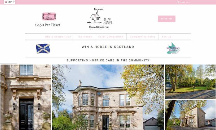 Win a Large Period House in Airdrie, Scotland