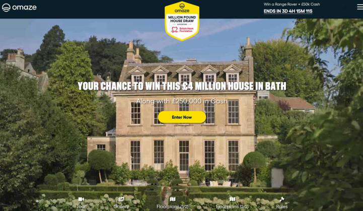 Win a Georgian Bath Stone Luxury House in Bath