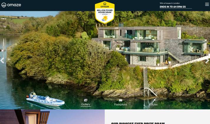 Win a Luxury Glass Fronted House Overlooking Cornish Estuary