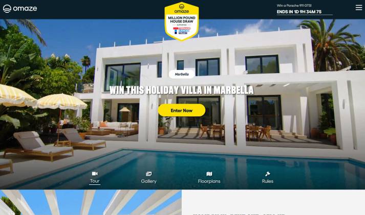 Win a Luxury Villa With Pool In Marbella Spain