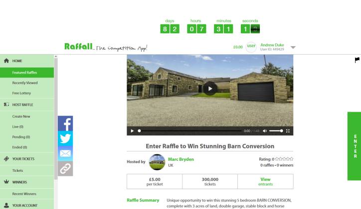 Win a Million Pound Barn Conversion with Three Acres in Yorkshire