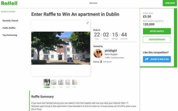 Win a One Bedroom Apartment in Dublin Ireland