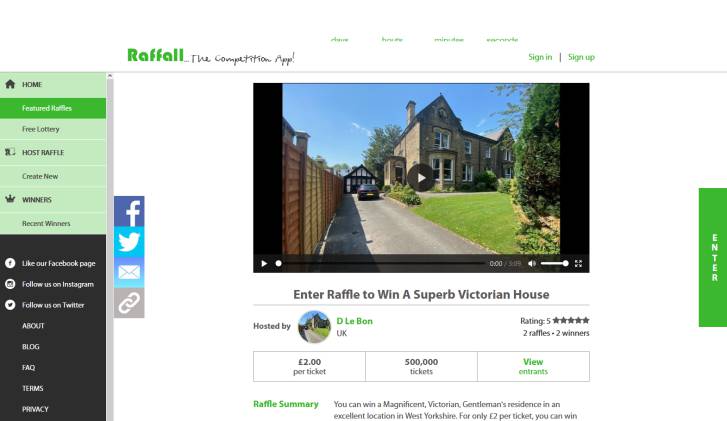 Win a Victorian House Overlooking a Park in West Yorkshire