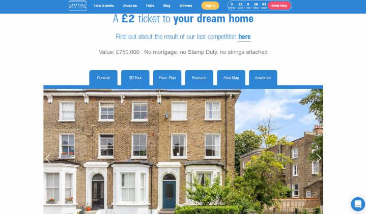 Win a Two Storey Flat in a Character South London Town House