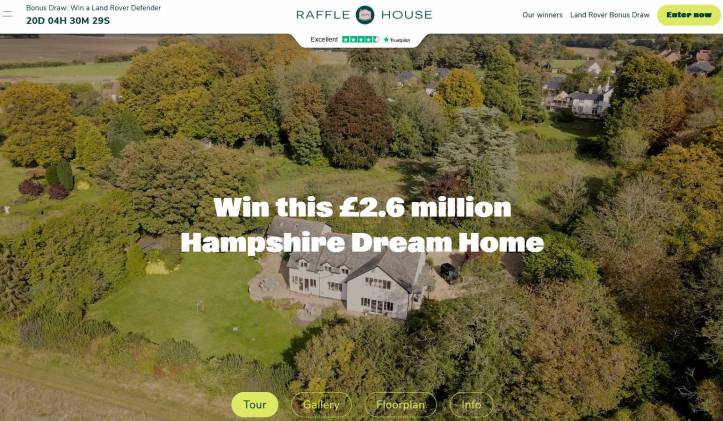 Win a Large House in Rural Hampshire with Acre of Land