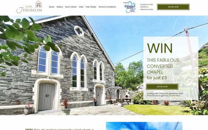 Win Two Luxury Houses in a Converted Chapel in Wales