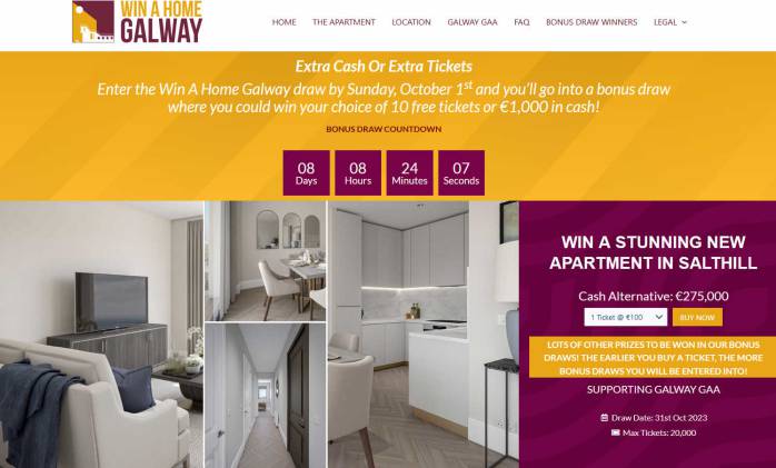 Win a New Apartment Overlooking the Sea in Ireland