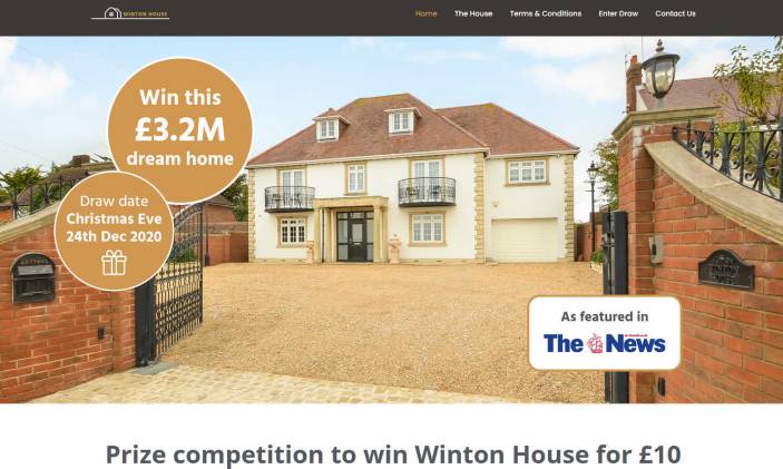 Win a Palatial House with Pool Overlooking Portsmouth